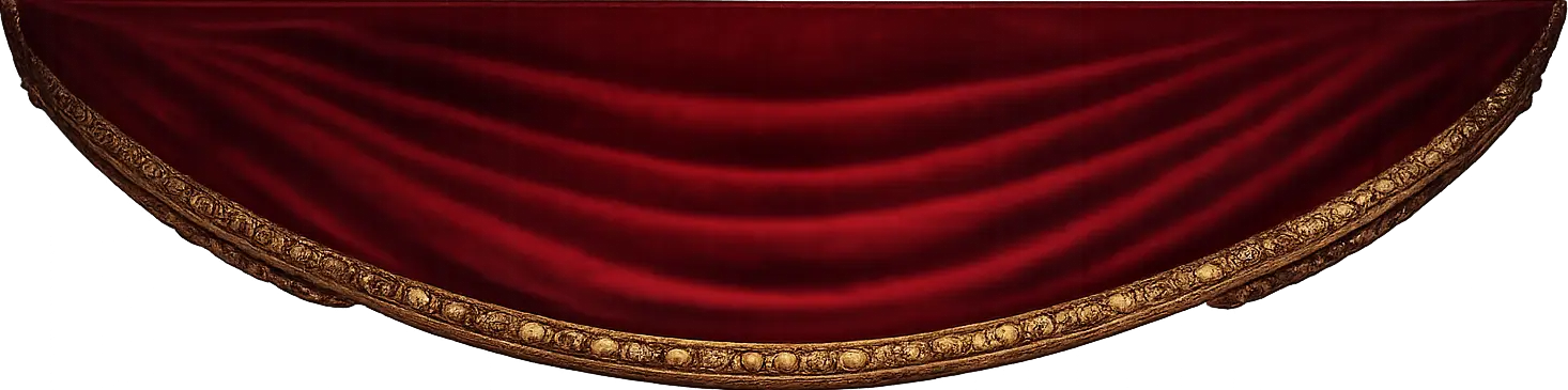 Theatre curtain-top